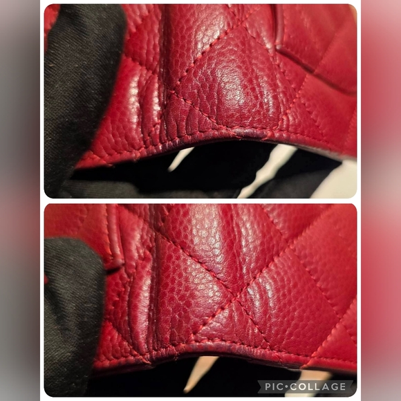 Authentic Chanel Quilted Caviar Long Flap Wallet - Silver Hardware - Picture 14 of 16